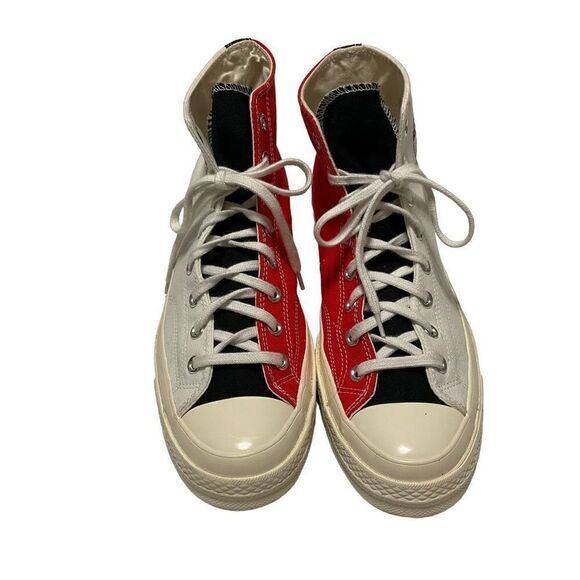 Converse Chuck ‘Logo Play’ White Rush Blue Hi Tops. Awesome! Unisex M 11.5, W9.5 - Picture 14 of 16